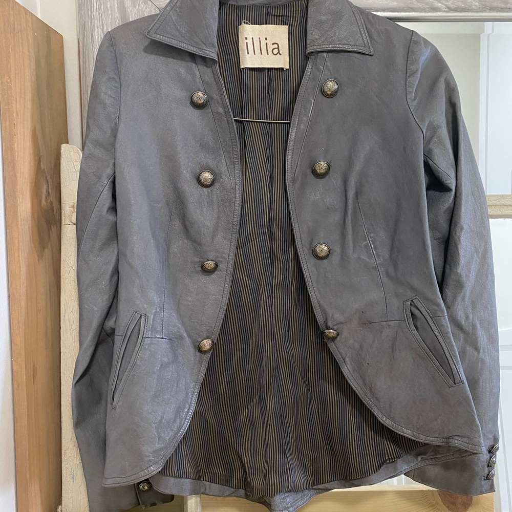 Genuine Leather illia blazer